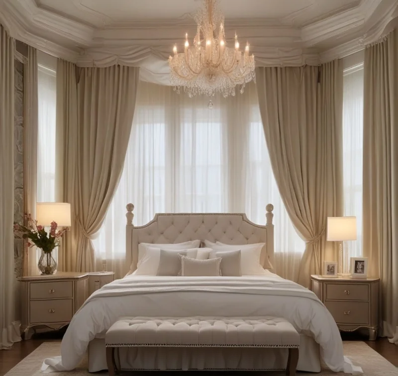 Design Ultimate Luxury with Flowing Draped Elements
