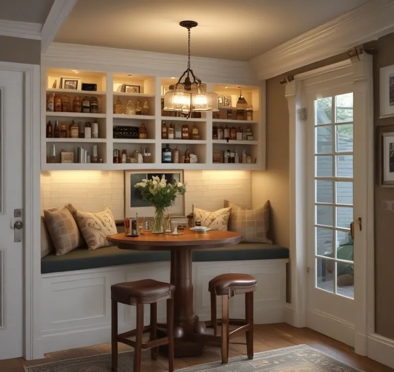 Design a Cozy Corner Bar for Intimate Gatherings
