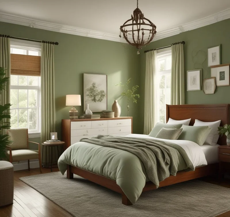 Design a Peaceful Sage Green Sleep Haven
