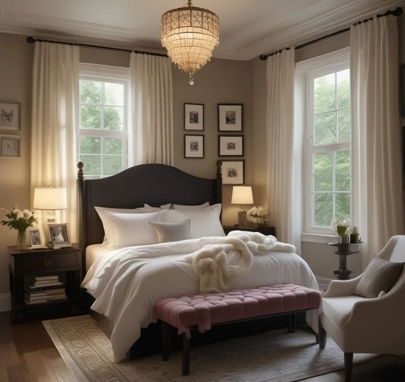 Design a Private Reading Corner with Elegant Drapery
