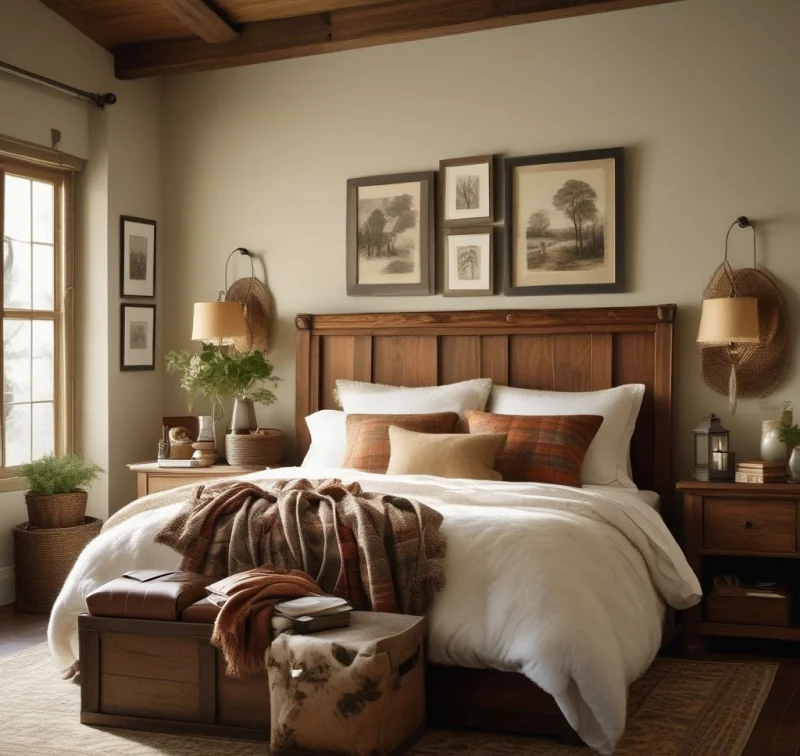 Design a Warm Rustic Retreat with Natural Elements
