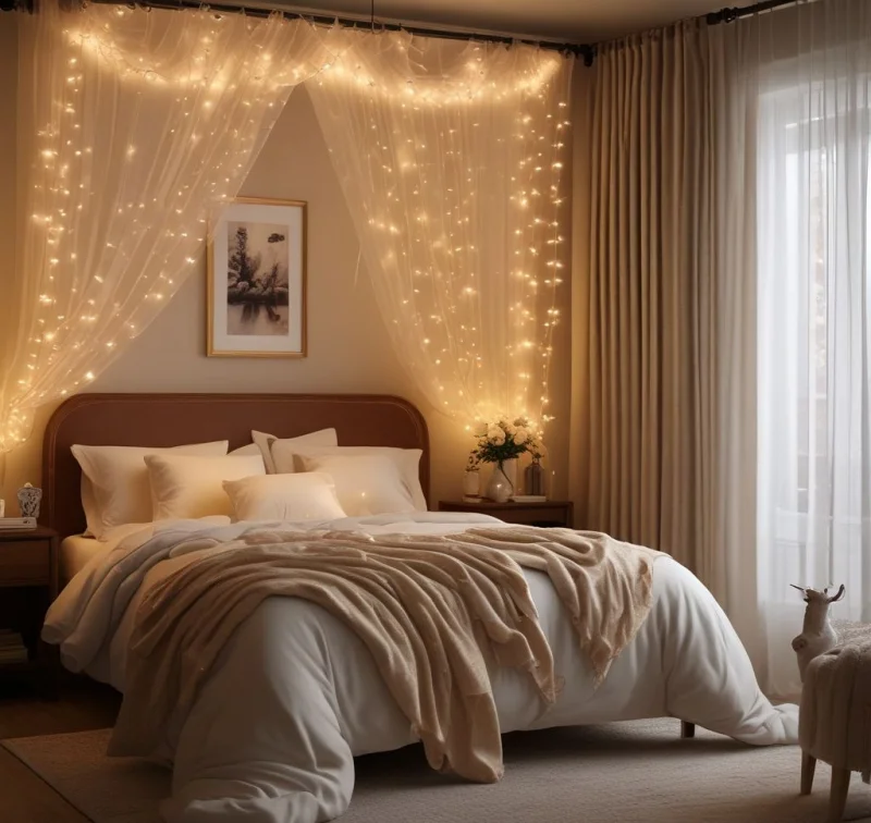 Designing Magical Spaces with Layered Lighting and Soft Fabrics
