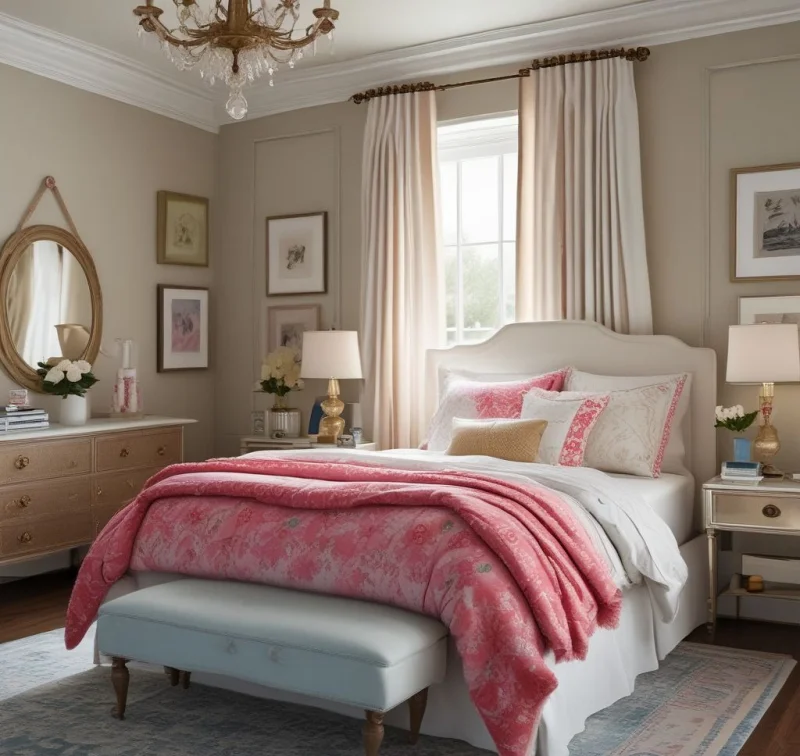 Designing a Comfortable Hideaway with Rich Textile Layers
