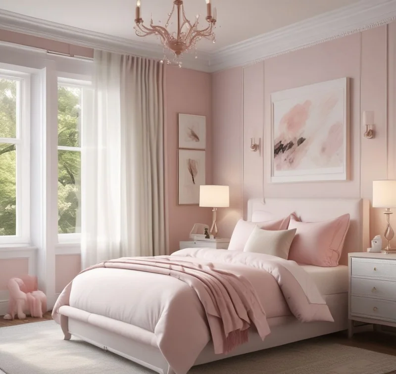 Designing with Blush Tones for a Serene Bedroom Escape
