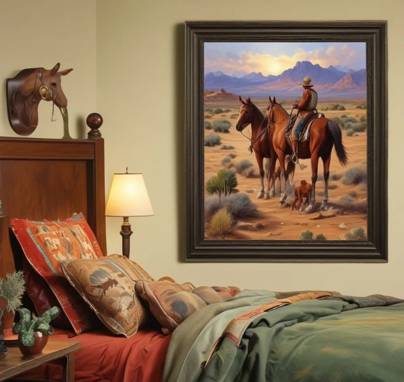 Display Western-Inspired Art and Decor
