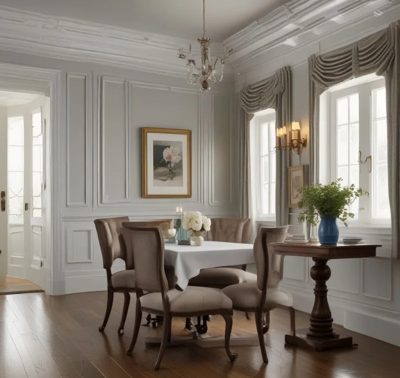 Elegant Raised Panel Wainscoting
