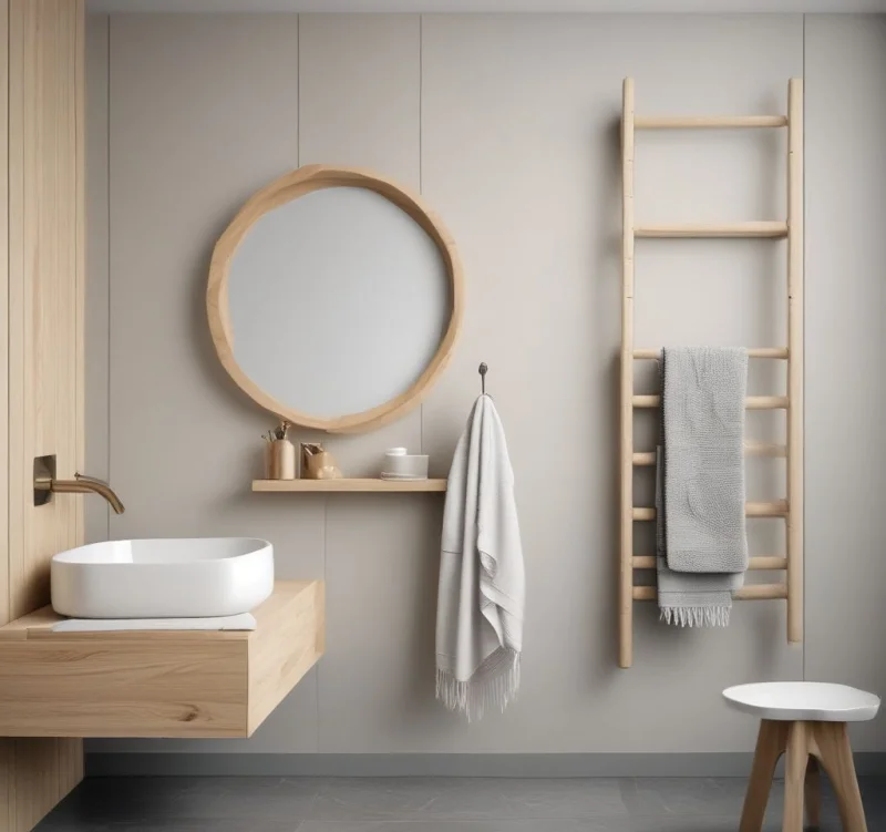 Embrace Nordic Design with Wall-Mounted Towel Solutions
