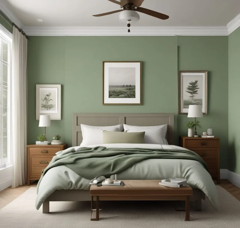 Embracing Sage Green for Modern Farmhouse Serenity
