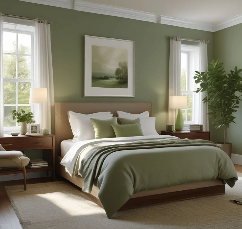 Enhancing Peace with Strategic Sage Green Placement
