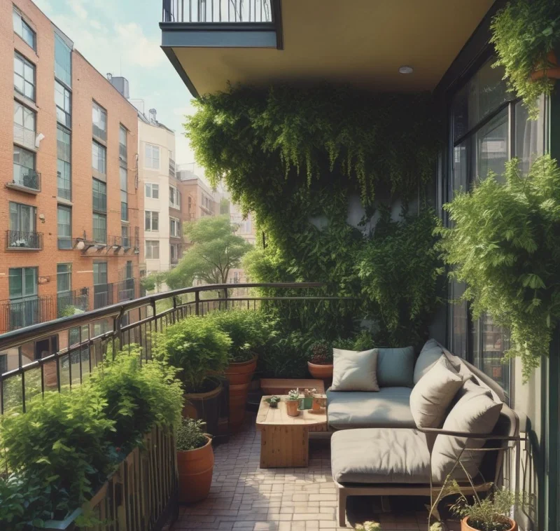 Establish Urban Green Sanctuaries with Plant-Based Privacy