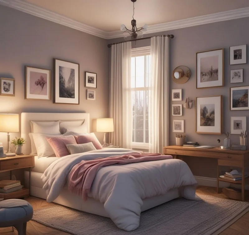 Establishing a Peaceful Haven with Cozy Comfort Elements
