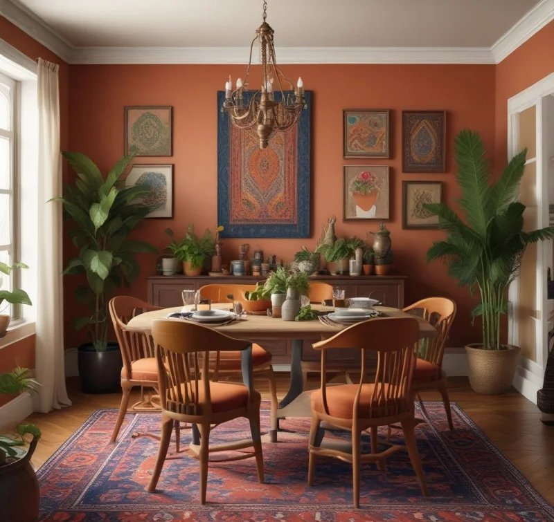 Free-Spirited Boho Dining Room Magic
