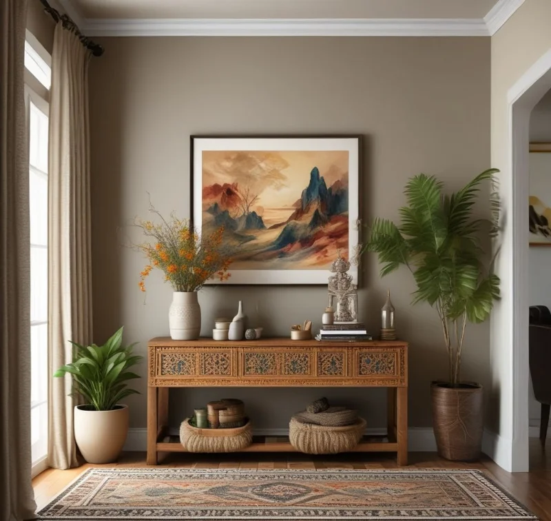 Free-Spirited Boho Entrance Style
