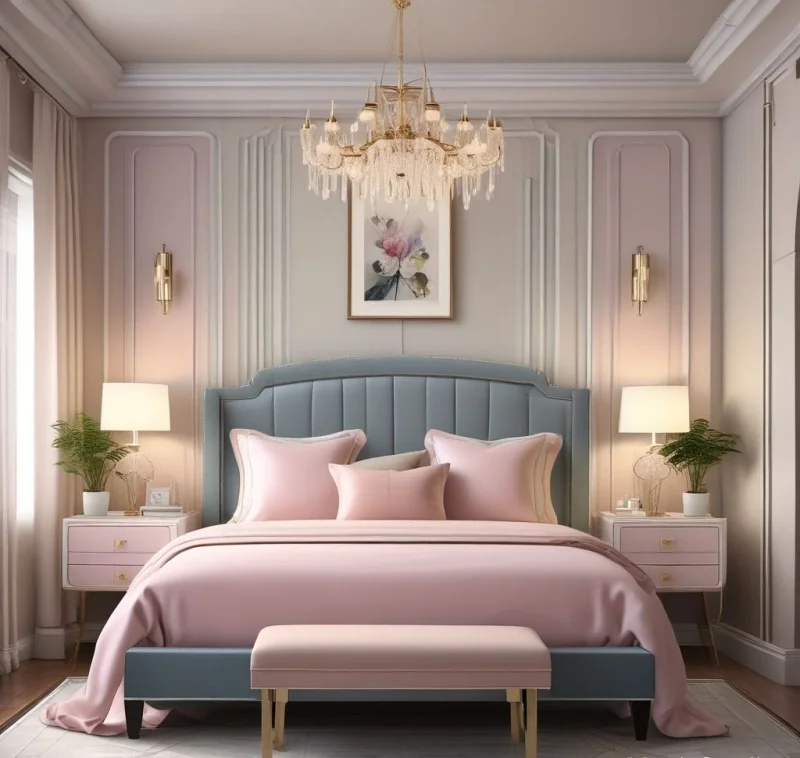 Glamorous Art Deco Pastel Style
