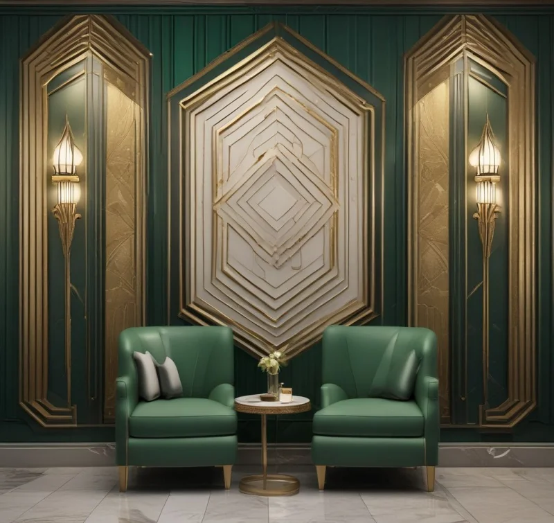 Glamorous Art Deco Statement Wall
