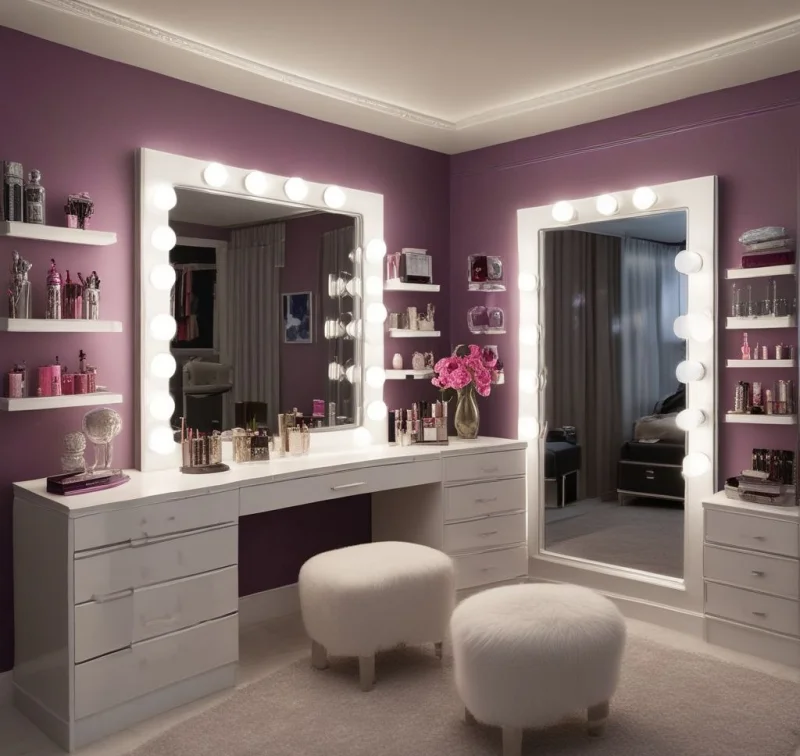 Glamorous Hollywood Starlet Setup
