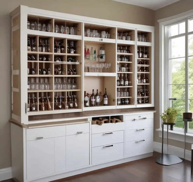 Install Smart Storage Solutions for Organized Entertaining
