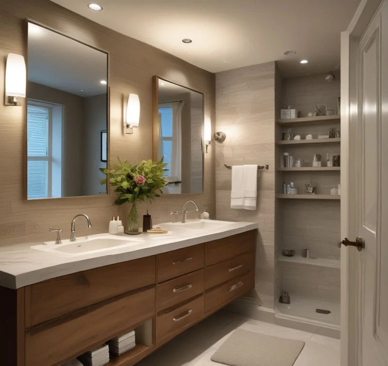 Layered Lighting That Opens Up The Space
