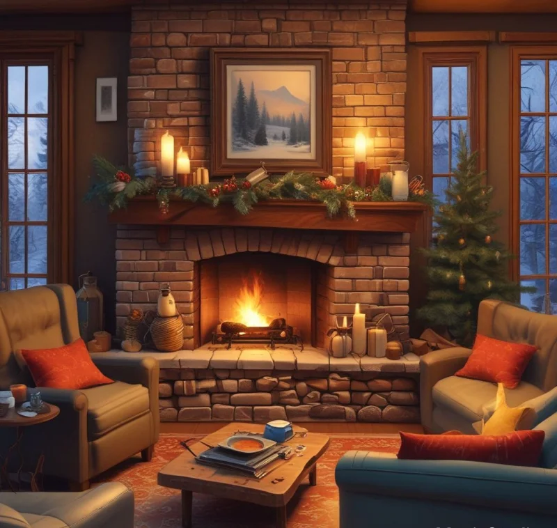 Light Up Your Fireplace for Real Warmth
