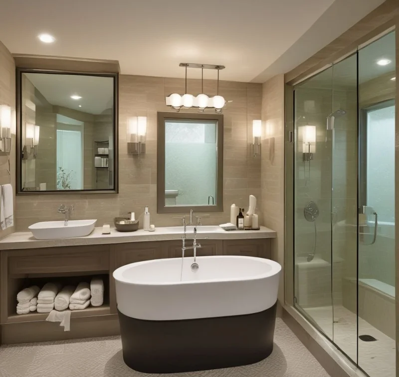 Luxury Materials and Spa-Like Amenities
