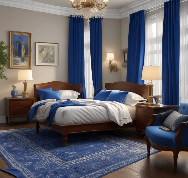 Majestic Royal Blue Accents
