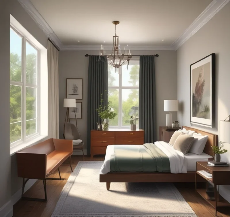 Make Small Rooms Feel Bigger with Simple Elegance
