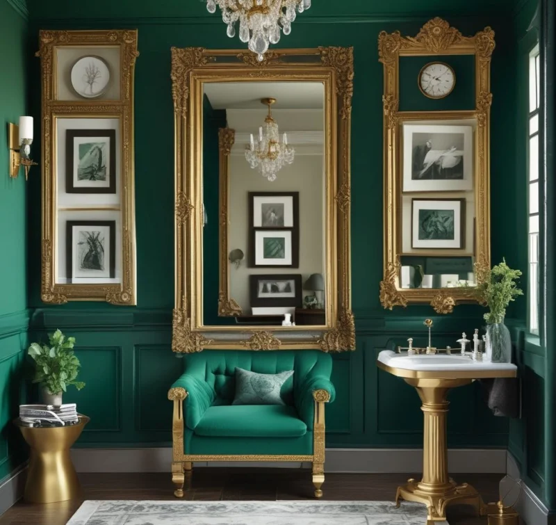 Make a Bold Statement with Rich Emerald Green Walls