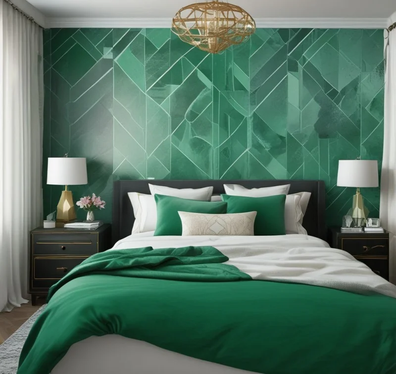 Make a Statement with Emerald Green Modern Style
