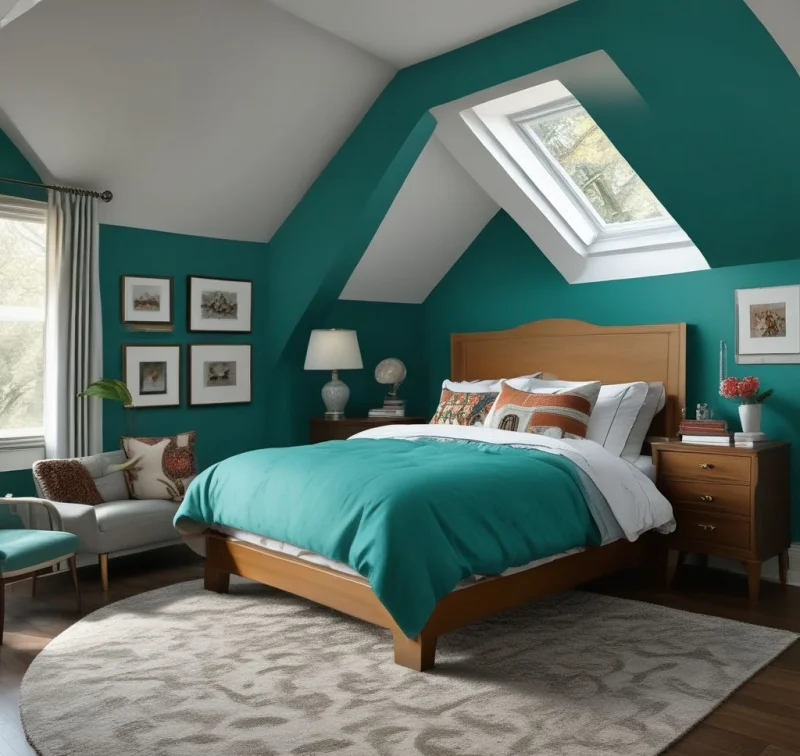 Making Bold Statements with Rich Color Accents
