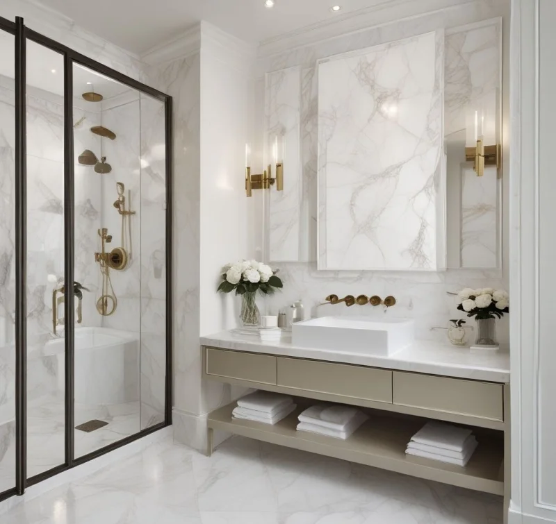 Marble Accents for Luxurious Sophistication
