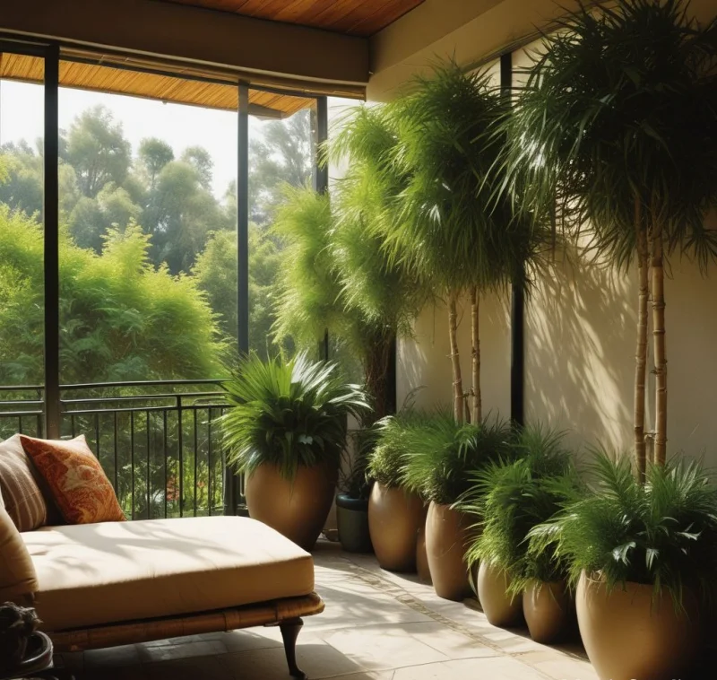 Maximize Seclusion with Towering Plant Displays