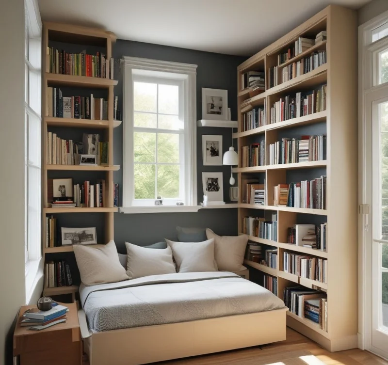 Maximize Space with Smart Built-in Bookshelf Solutions
