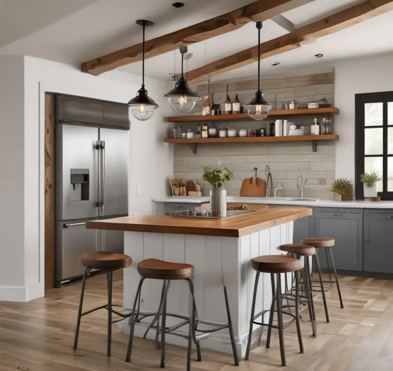 Merge Farmhouse Charm with Modern Functionality
