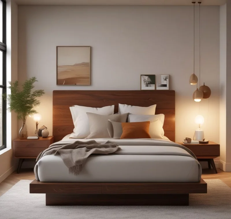 Minimalist Earth Tone Haven for Modern Living
