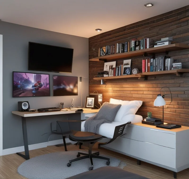 Mix Music and Gaming Features in Your Modern Space
