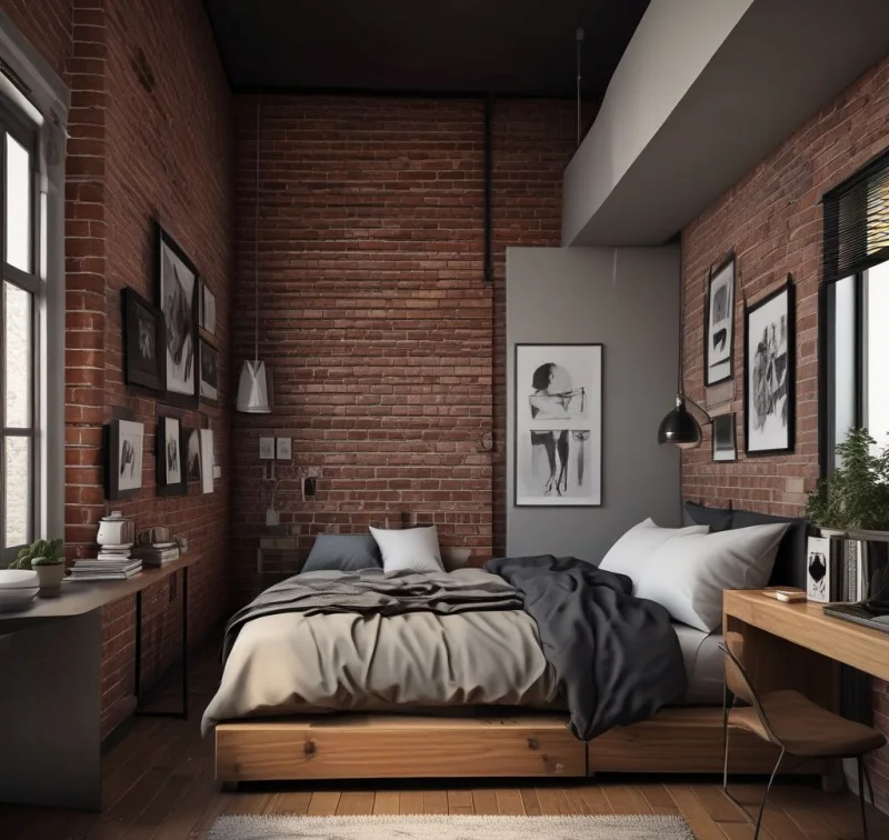 Modern Industrial Box Room Style
