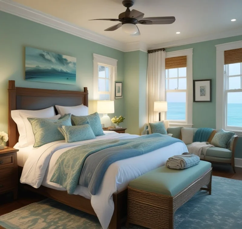 Ocean-Inspired Teal and Aqua Color Schemes
