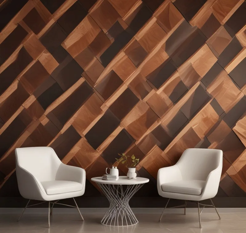 Retro-Inspired Geometric Panels
