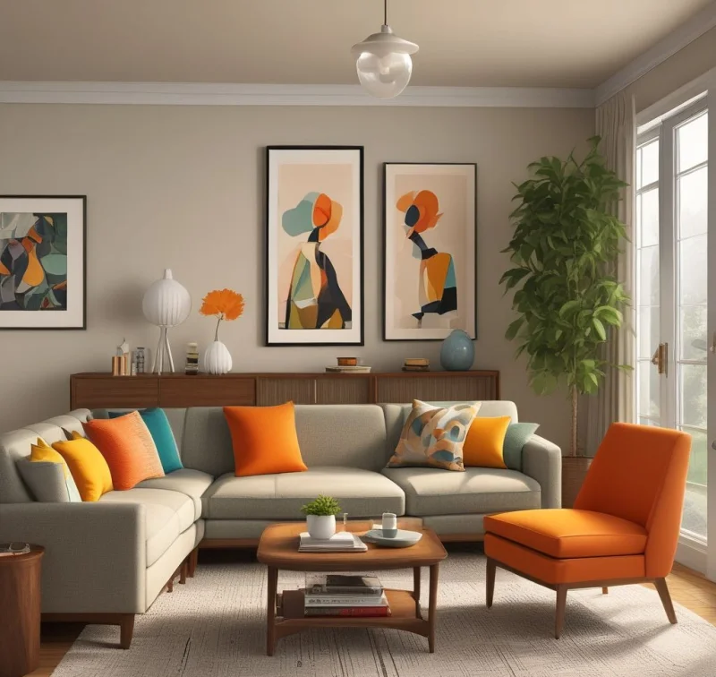 Retro Mid-Century Comfort