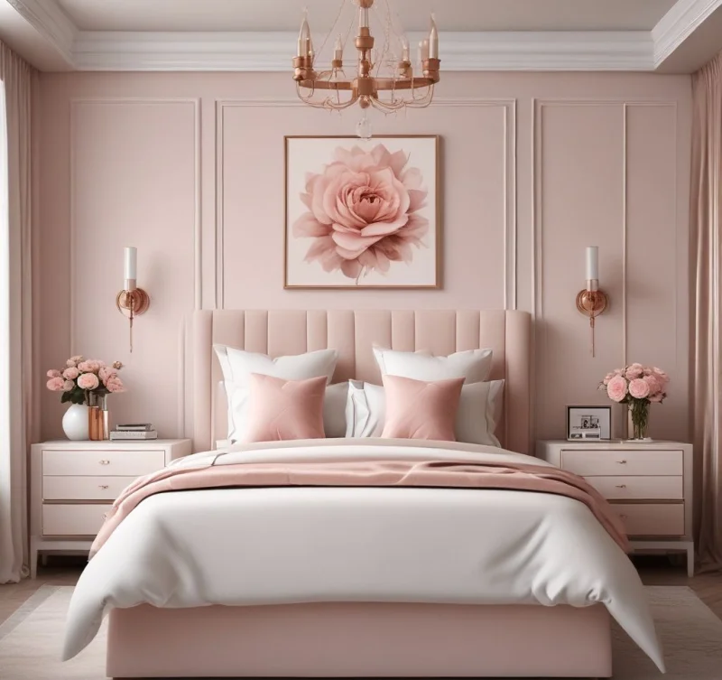 Romantic Blush and Rose Gold Paradise
