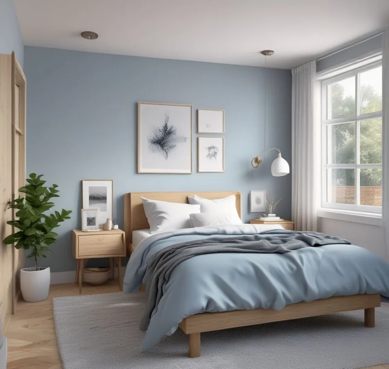 Scandinavian-Style Powder Blue Haven
