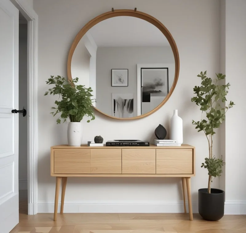 Serene Scandinavian Entrance
