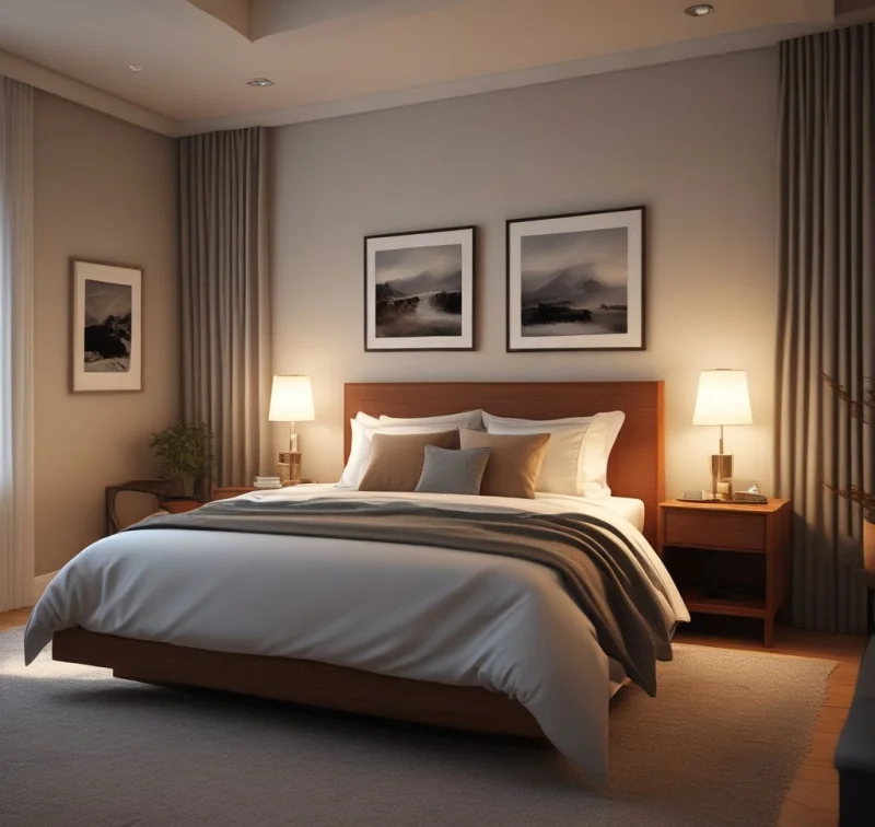 Set the Mood with Cozy Ambient Lighting
