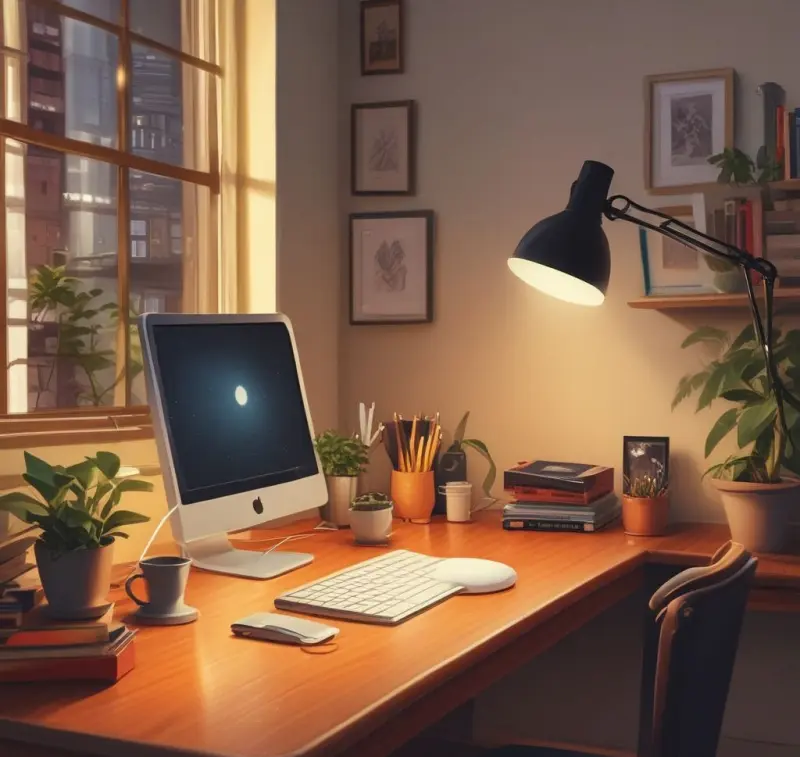Setting the Mood with Gentle Task Lighting
