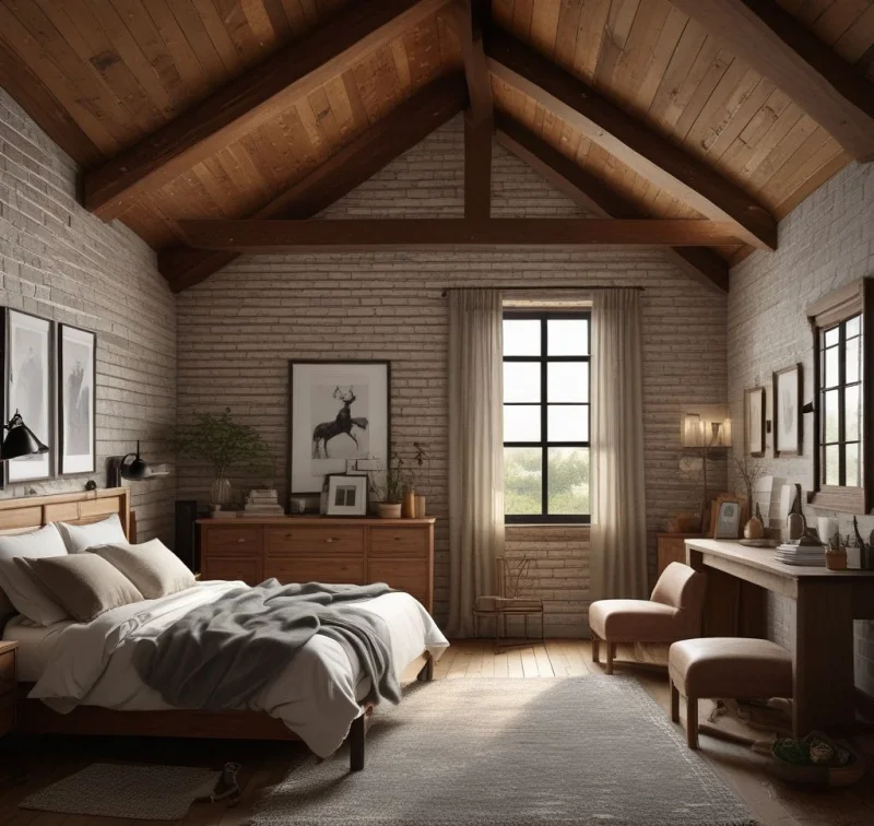 Showcasing Character with Exposed Rustic Elements
