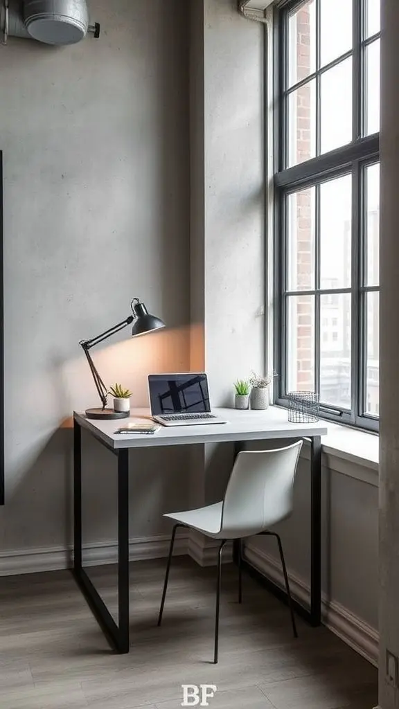 Sleek Loft-Style Setup
