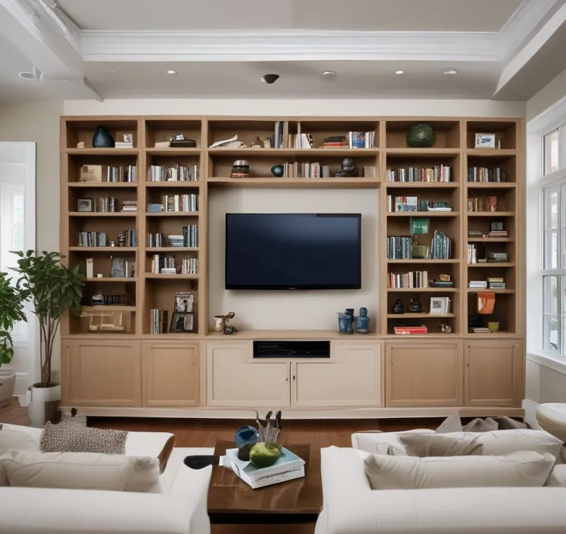 Smart Built-In Entertainment Center