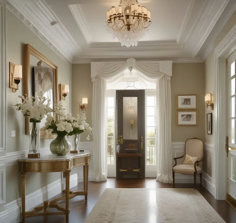 Sophisticated Elegant Entrance
