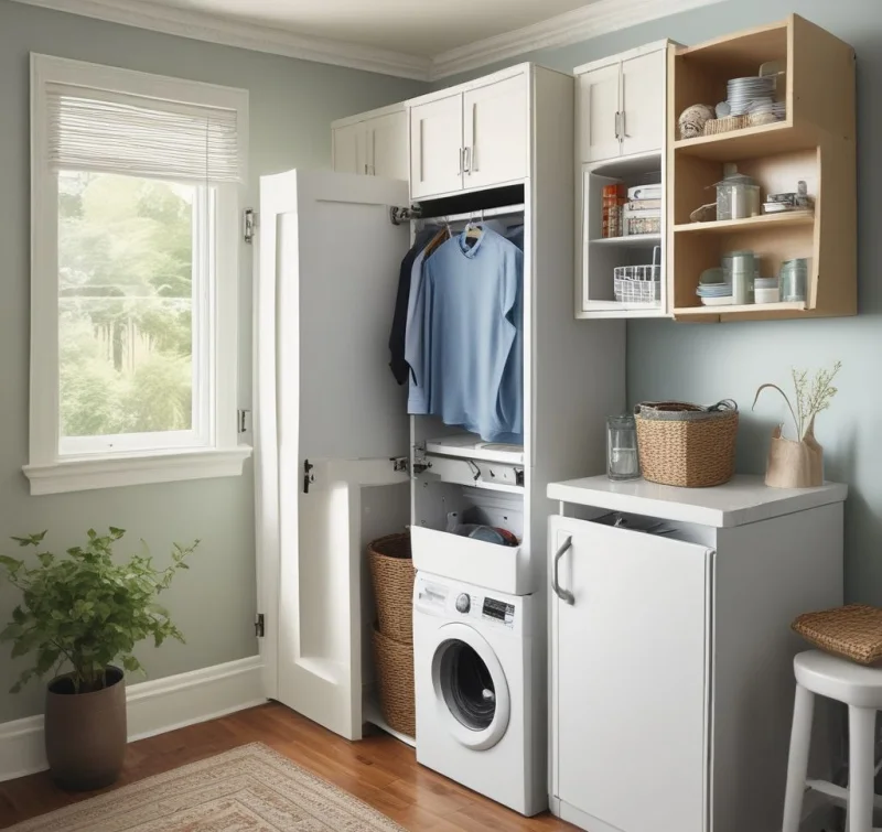 Space-Saving Vertical Laundry Systems
