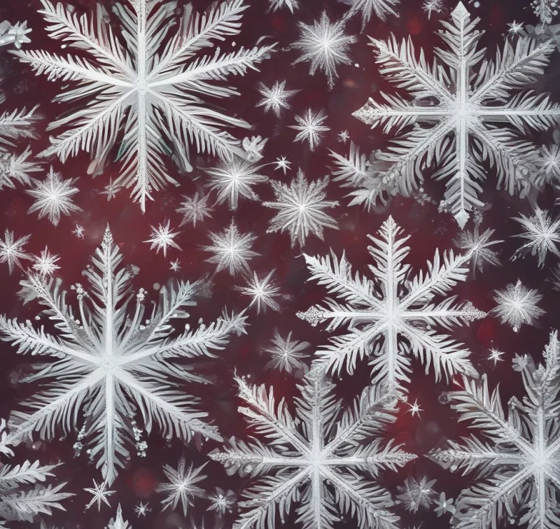 Sparkling Winter Crystal Patterns
